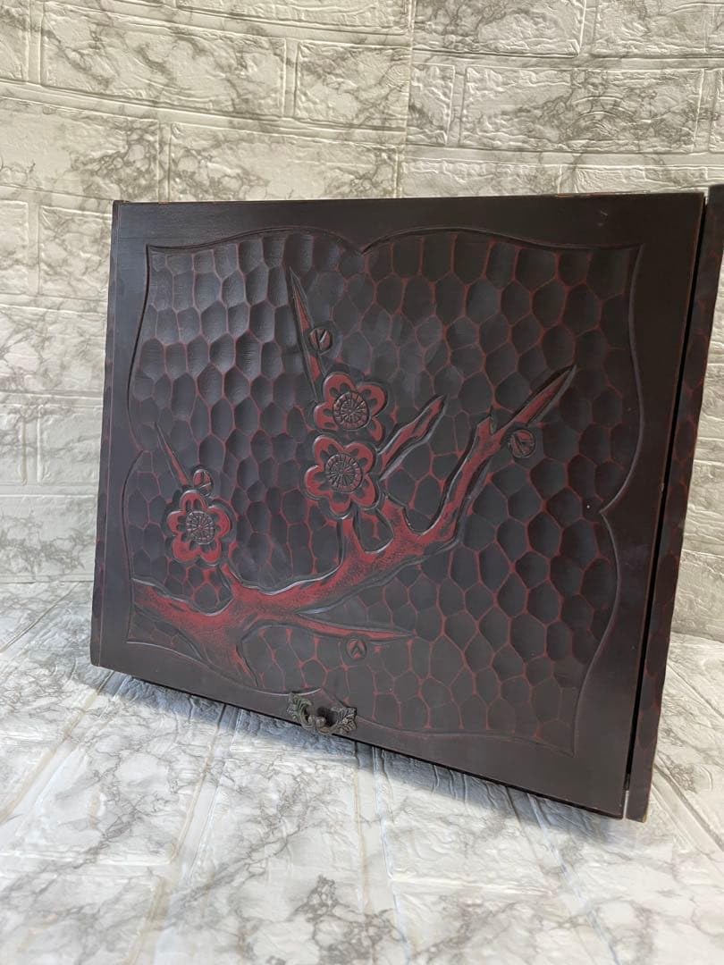 #鎌倉彫り鏡台 Amazon.co.jp: 鎌倉彫 鏡台 箱型 伝統工芸 : ホーム＆キッチン